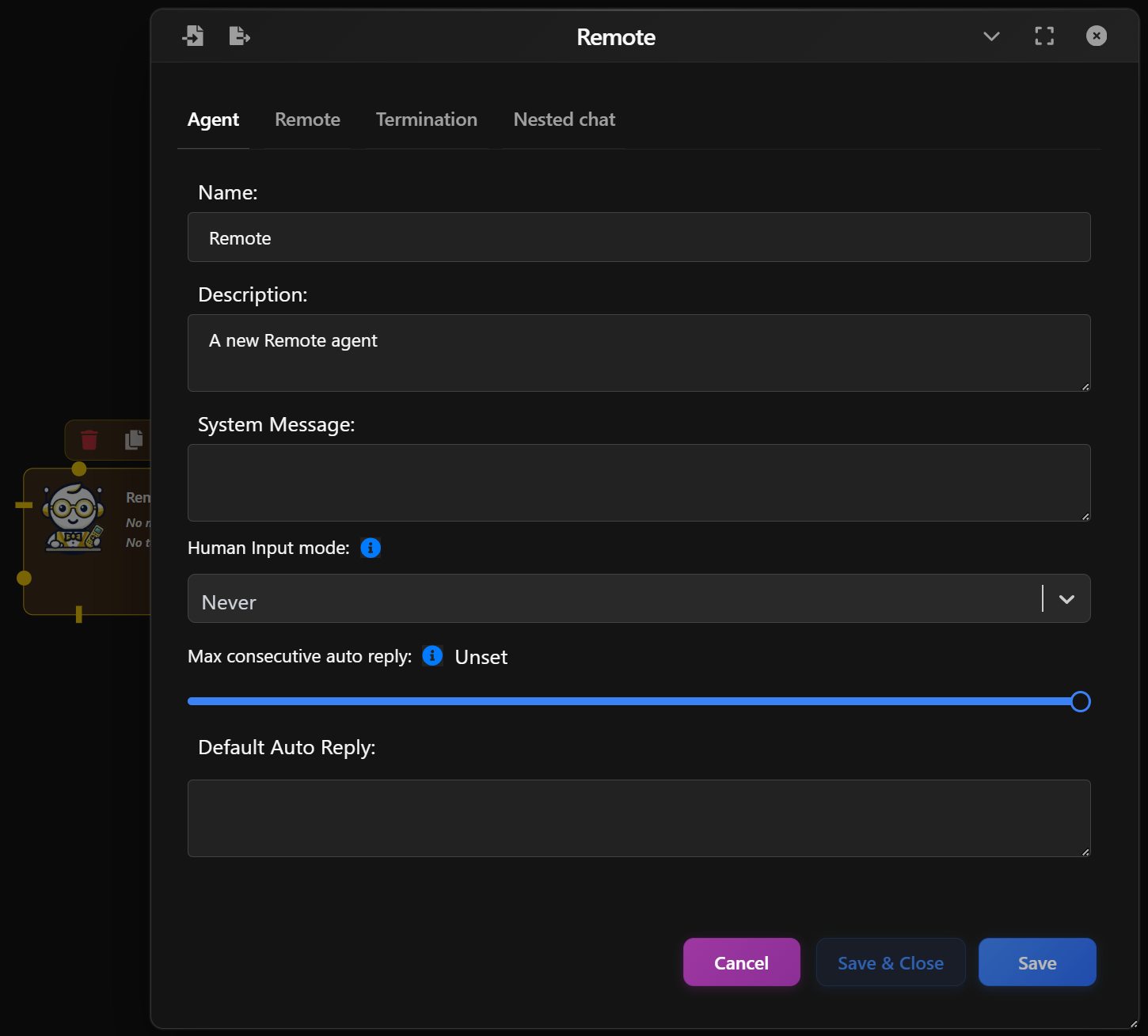 Remote Agent - Basic setup preview
