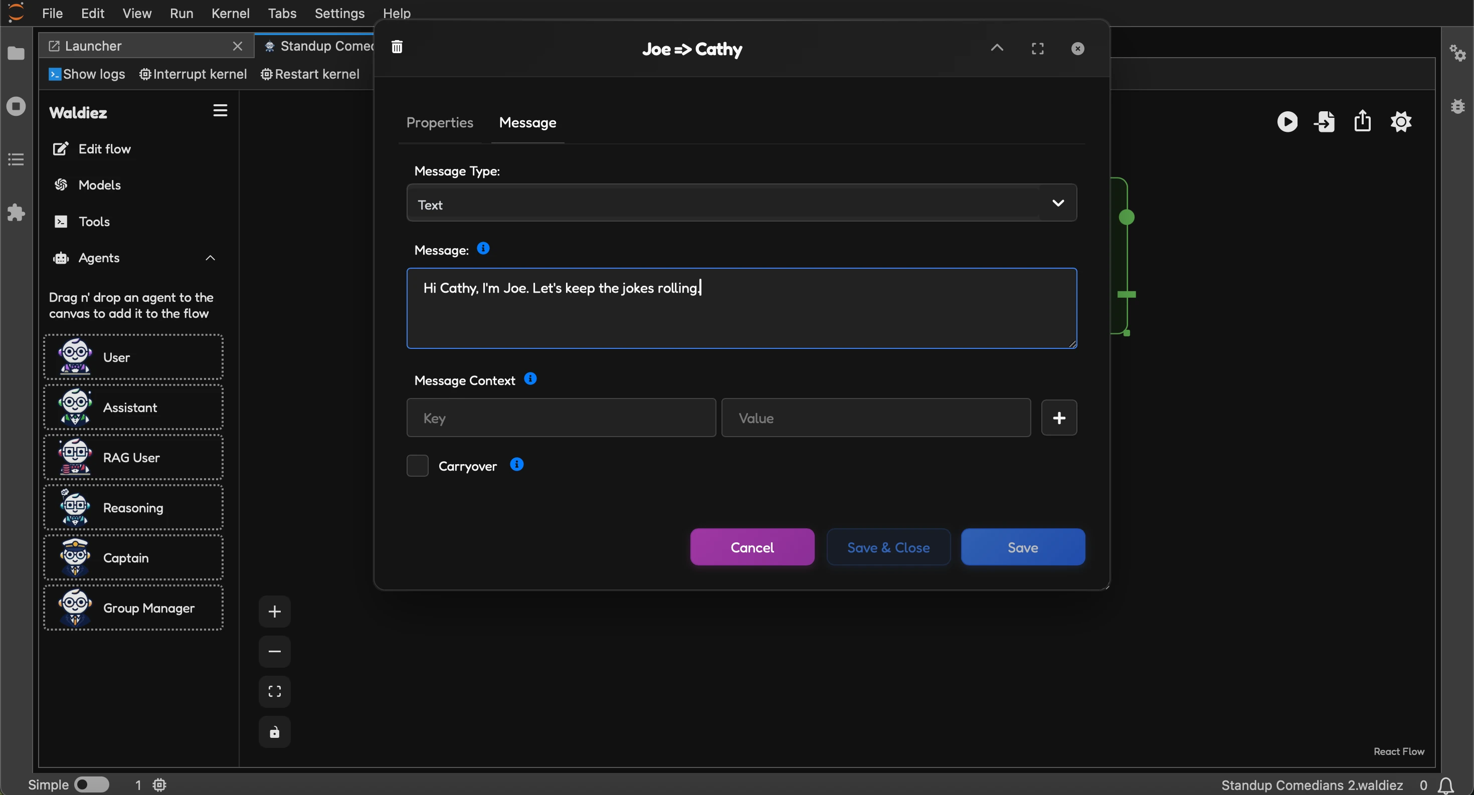 Skip user input Preview